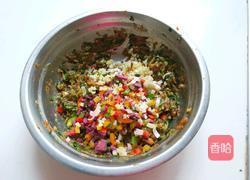 新文美食 三鲜肉饼的做法图解2