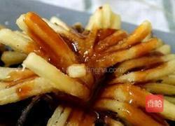 番茄酱菊花茄子的做法图解9