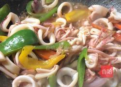 彩椒炒鲜鱿的做法图解9