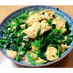 菠菜炒蛋的做法[图]