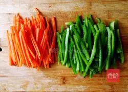 Illustration of how to make fish-flavored shredded pork 1