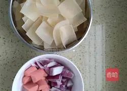 Illustration of how to make grilled cold noodles 1