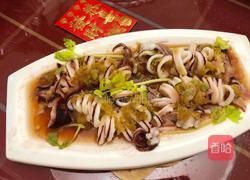 蒜蓉蒸鲜鱿鱼的做法图解10