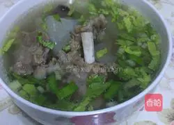 Illustration of how to make mutton in clear soup 4