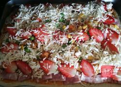 薄底鸡丁鲜果披萨的做法图解13