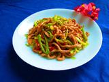 新文美食 尖椒肉丝的做法[图]