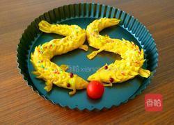 新文美食 二龙戏珠 的做法图解10