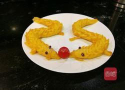 新文美食 二龙戏珠 的做法图解11