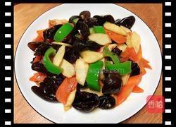 黑木耳炒山药（清肠美食）的做法图解7