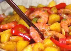 Thai Mango Sweet and Spicy Shrimp Recipe Illustration 8