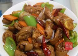 尖椒溜肥肠的做法图解8