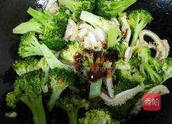 西兰花炒牛肚的做法图解6