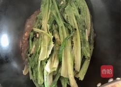 豆豉蒜蓉油麦菜的做法图解4