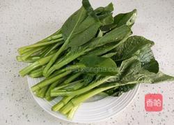 蒜蓉菜心的做法图解2