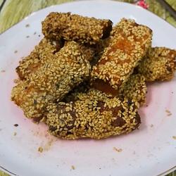 芝麻土司条的做法[图]