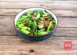 芹菜炒肉的做法图解16