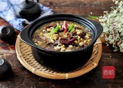 猪血砂锅煲的做法图解14