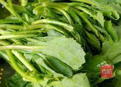 清炒油菜心的做法图解1