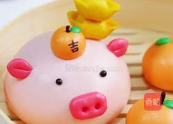 吉祥如意小猪馒头的做法图解19