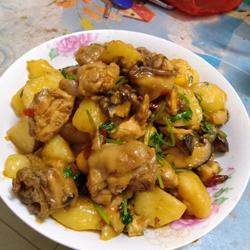 香菇土豆焖鸡块的做法[图]