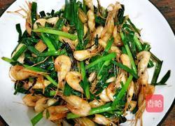 韭菜炒河虾的做法图解15