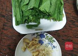 蒜蓉苦麦菜的做法图解1