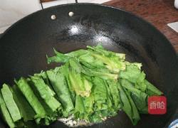 蒜蓉苦麦菜的做法图解3