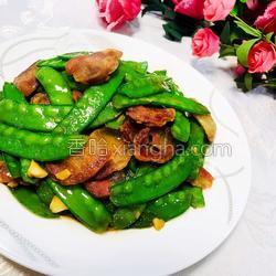 荷蘭豆炒香腸的做法[圖]