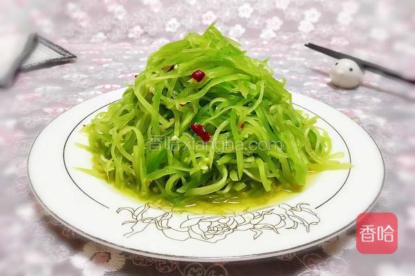 凉拌莴笋丝