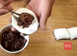 糯米面豆沙饼的做法图解2