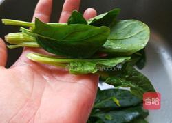 正月十五闹圆宵 木耳菠菜炒鸡蛋的做法图解1