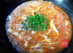 西红柿蒜苔肉丝面的做法图解13