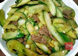 青瓜炒牛肉的做法图解14