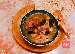 羊肚菌杏鲍菇瑶柱鸡汤的做法图解7
