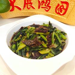 豆豉鲮鱼油麦菜的做法[图]