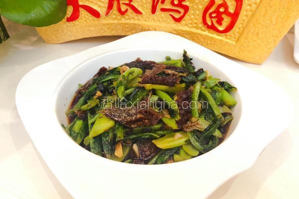 豆豉鲮鱼油麦菜