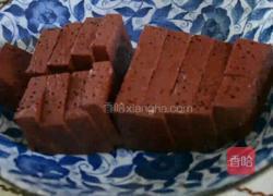 蘑菇汇猪血的做法图解1