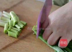 蘑菇汇猪血的做法图解3