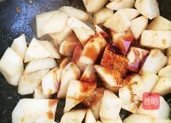 红烧萝卜块的做法图解4