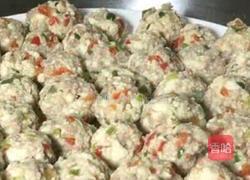 肉泥豆腐丸子的做法图解2
