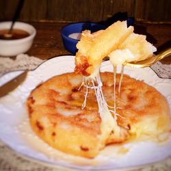 拉丝芝士年糕饼的做法[图]