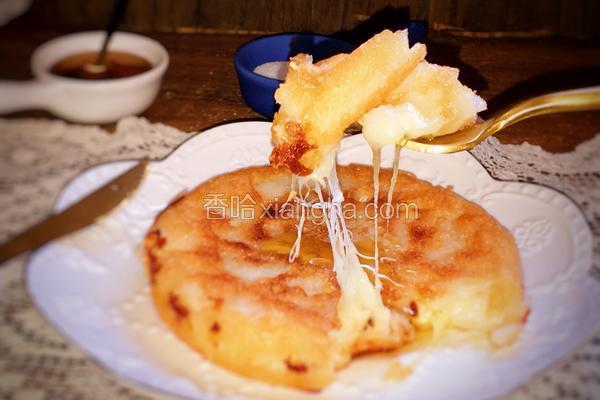 拉丝芝士年糕饼