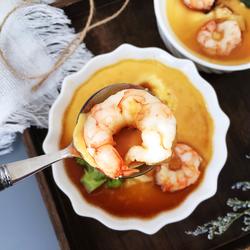 虾仁豆腐蒸水蛋的做法[图]