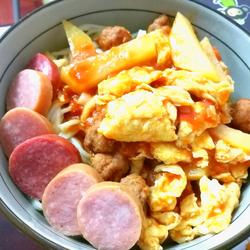 西红柿鸡蛋面的做法[图]