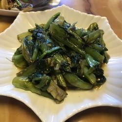 豆豉炒苦麦的做法[图]