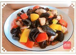 爆炒木耳鸡丁的做法图解9