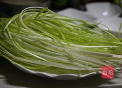 韭黄炒河虾的做法图解2
