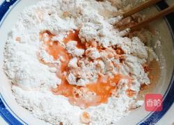 胡萝卜香肠花卷的做法图解5