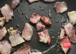 腊肉炒豆腐的做法图解4