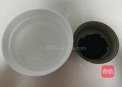 糯米黑豆粥的做法图解1